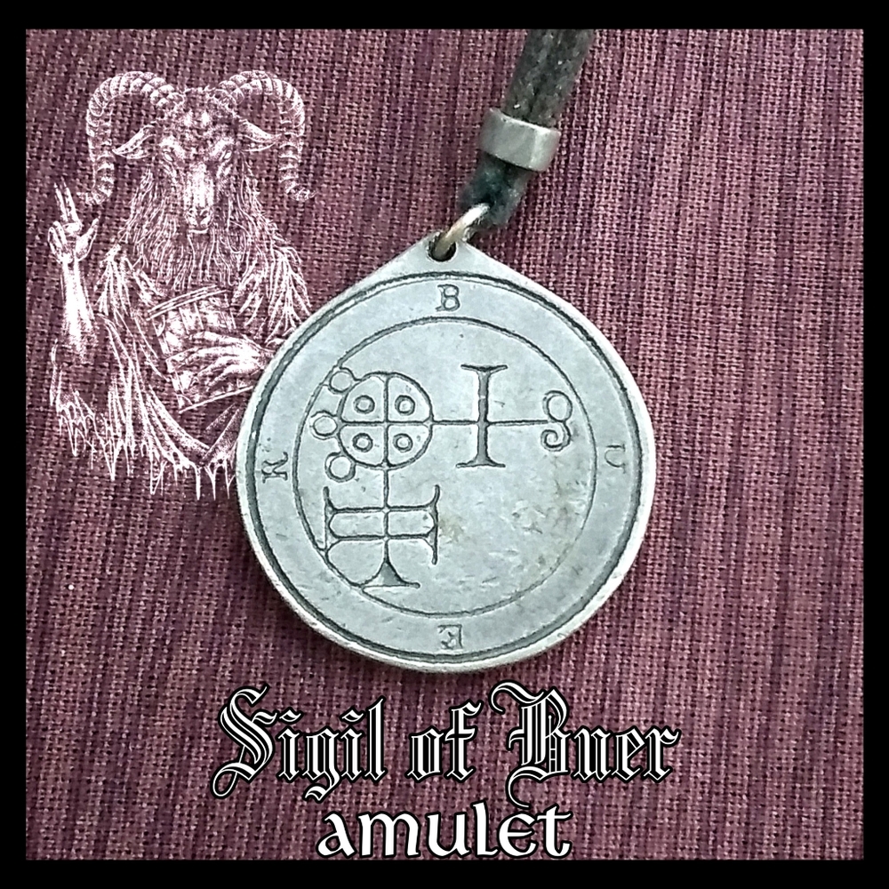 Vintage Sigil of Buer Amulet